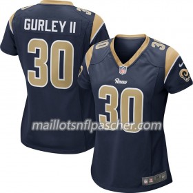 Maillot Los Angeles Rams Todd Gurley II 30 Nike Navy - Femme